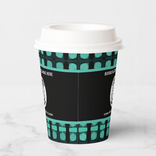 Logo-Werbeaktion für Unternehmen personalisieren Pappbecher (Rechts)