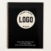 Logo-Werbefilm, schwarz Planer (Vorderseite)