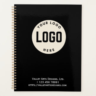 Logo-Werbefilm, schwarz Planer