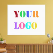 Logo-Werbefirma Canvas Print Leinwanddruck (Insitu (Wohnzimmer))