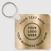 Logo-Werbegold Schlüsselanhänger (Vorderseite)