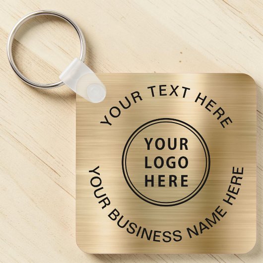 Logo-Werbegold Schlüsselanhänger