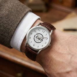 Logo-Werbemarke für kundenspezifische Unternehmen Armbanduhr