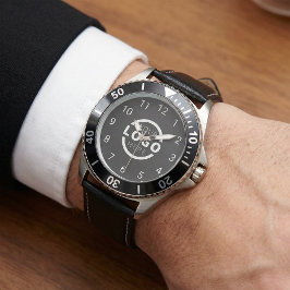 Logo-Werbemarke für kundenspezifische Unternehmen Armbanduhr