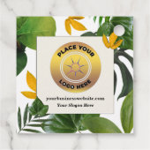 Logo-Werbemarke für Unternehmen Geschenkanhänger (Rückseite)