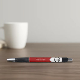 Logo-Werbemarken für Red Custom Company Kugelschreiber