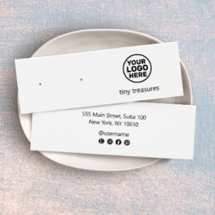 Logo-Werbeplakatkarte hinzufügen