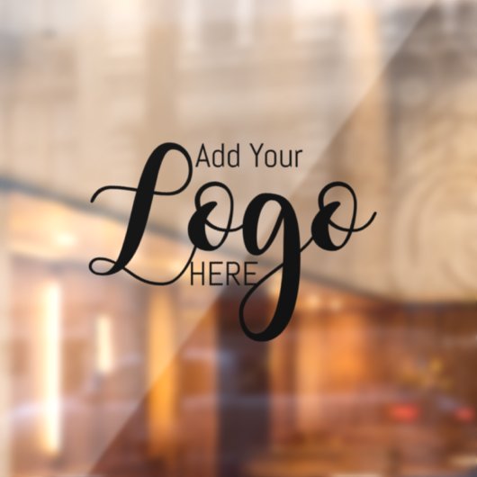 Logo-Werbeplakette Fensteraufkleber (Blatt 2)