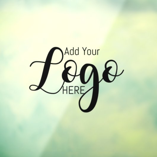 Logo-Werbeplakette Fensteraufkleber (Blatt 3)