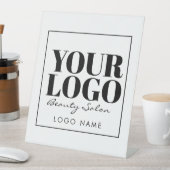 Logo-Werbeplakette Sockelschild (In Situ)