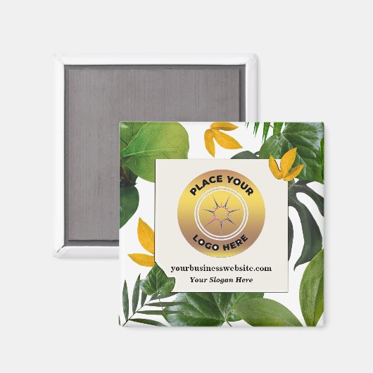 Logo-Werbeplatz für Unternehmen Magnet (Vorderseite/Rückseite)