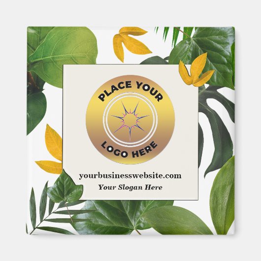 Logo-Werbeplatz für Unternehmen Magnet (Vorne)