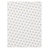 Logo-Werbetablett - Ihre Farben Tischdecke (Vorderseite)