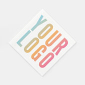 Logo Werbeweiß Geschäft Serviette (Ecke)