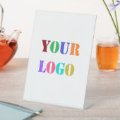 Logo-Werbezeichen für Werbezwecke für Werbeflächen Sockelschild (In Situ)