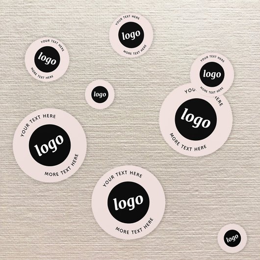 Logo-Werbung für benutzerdefiniertes Text-Geschäft Konfetti
