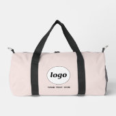 Logo-Werbung für Unternehmen Rosa Duffle Bag (Vorderseite)