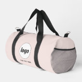 Logo-Werbung für Unternehmen Rosa Duffle Bag (Rechte Ecke)