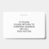 Logo "White and Blue Manager" Ausweis (Rückseite)