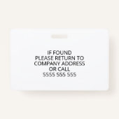 Logo "White and Blue Manager" Ausweis (Rückseite)