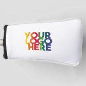 Logo "White Simple Business" Golf Headcover (Vorderseite)