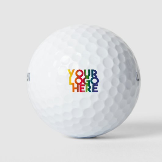 Logo "White Simple Business" Golfball (Vorderseite)