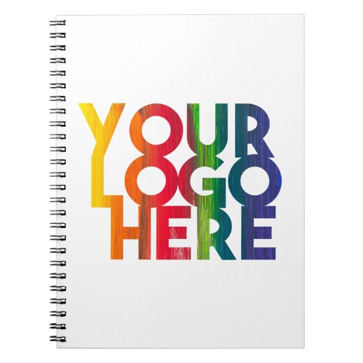 Logo "White Simple Business" Notizblock (Vorderseite)