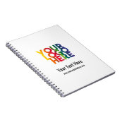 Logo "White Simple Business" Notizblock (Rechte Seite)