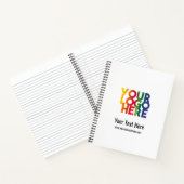 Logo "White Simple Business" Notizblock (Innenseite)
