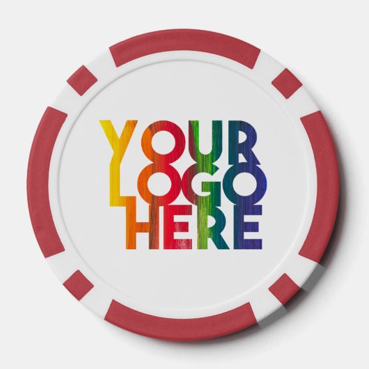 Logo "White Simple Business" Pokerchips (Rückseite)