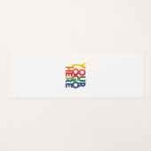 Logo "White Simple Business" Yogamatte (Vorderseite (Horizontal))