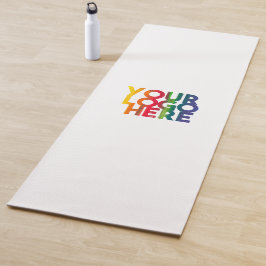 Logo "White Simple Business" Yogamatte