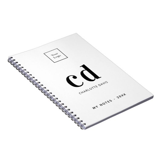 Logo-Whitepaper Notizblock (Rechte Seite)