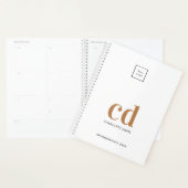 Logo-Whitgold-Monogramm Initialen Business 2023 Planer (Anzeige)