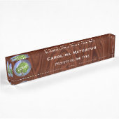 Logo-Wood Namensplakette