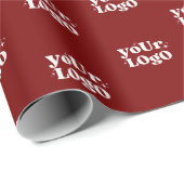 Logo Wrapping Paper, Business Logo Geschenkpapier (Rolleneckpunkt)