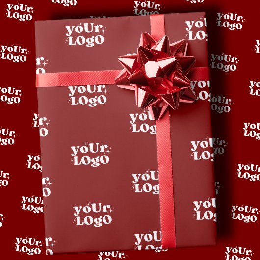 Logo Wrapping Paper, Business Logo Geschenkpapier