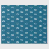 Logo Wrapping Paper, Your Logo Here Geschenkpapier (Flach)