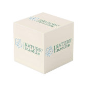 Logo-Würfel 10 cm Würfel (Vorderseite Schrägansicht)