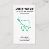Logo "Zahn und Brush" Visitenkarte (Vorderseite)
