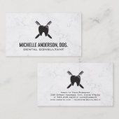 Logo "Zahn und Brush" Visitenkarte (Vorne/Hinten)