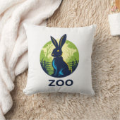 Logo "Zoo Rabbit Adventures" Kissen (Decke)