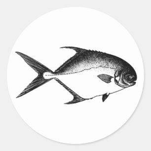 Logo zulassen (Zeile Art) Runder Aufkleber