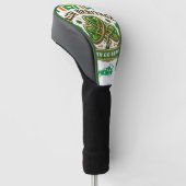 Logo zur Shamrock-Glücksfeier Golf Headcover (angewinkelt)