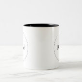 Logo Zweifarbige Tasse (Mittel)