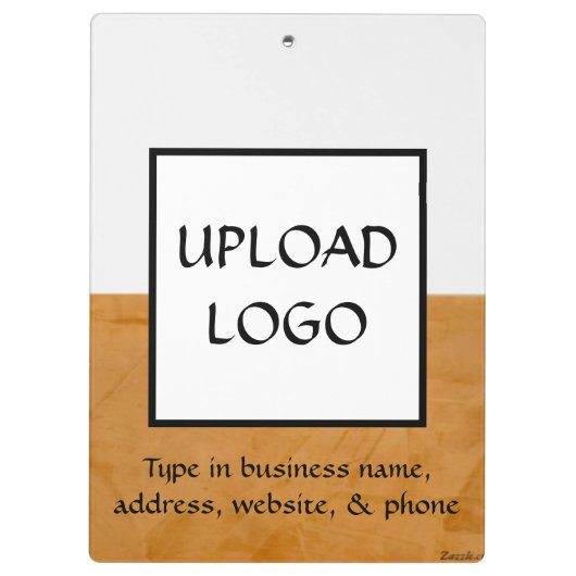 Logo-Zwischenablage Werbegeschenk Klemmbrett (Rückseite)