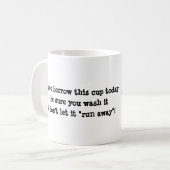 Logoaufenthalt Kaffeetasse (Vorderseite Links)