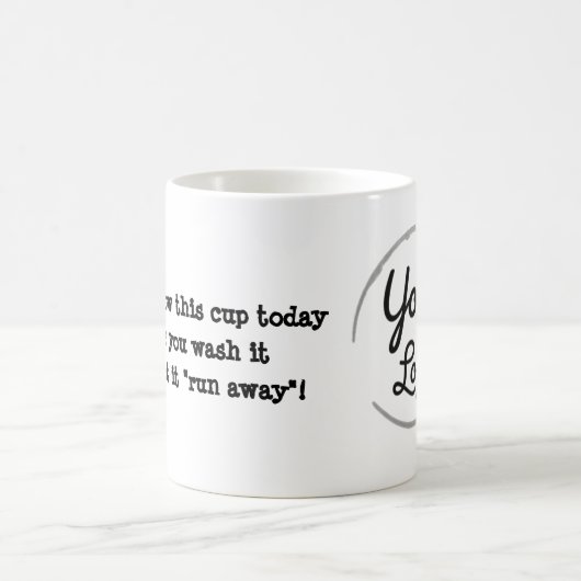 Logoaufenthalt Kaffeetasse (Mittel)