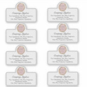 Logoaufkleber für Ihr eigenes Logo Aufkleber (Vorderseite)