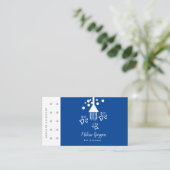 Logobelohnung für geometrische Pet Groomer Dog Wal Visitenkarte (Stehend Vorderseite)